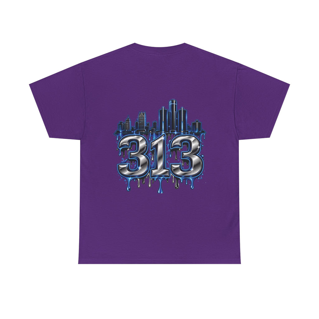 Detroit Brass Knuckles graphic tee | 313 Skyline Drip T-Shirt
