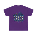 Detroit Brass Knuckles graphic tee | 313 Skyline Drip T-Shirt