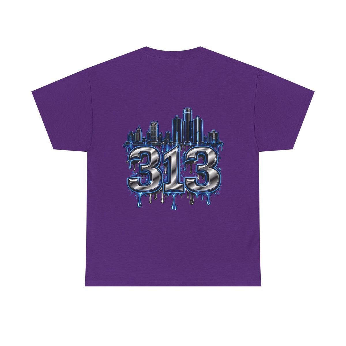 Detroit Brass Knuckles graphic tee | 313 Skyline Drip T-Shirt