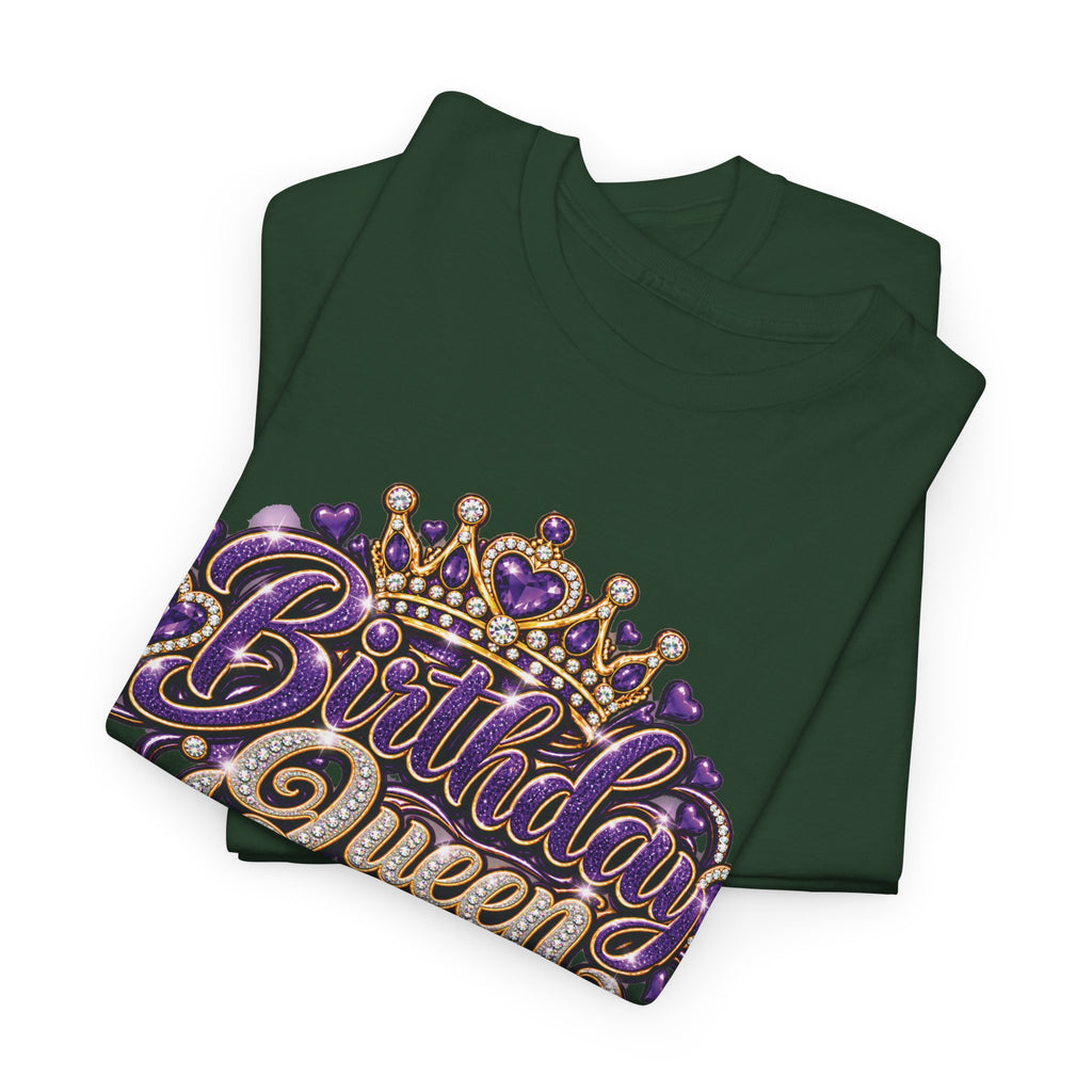 Birthday Purple Queen Graphic T-Shirt