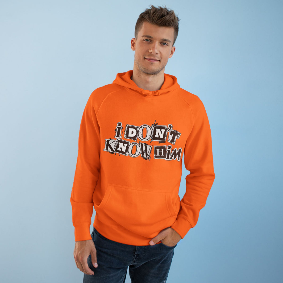 I Don’t Know Him Couples Graphic Hoodie