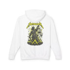 Metallica Skull & Broken Clock Hoodie | Band Logo Rock Music Sweatshirt