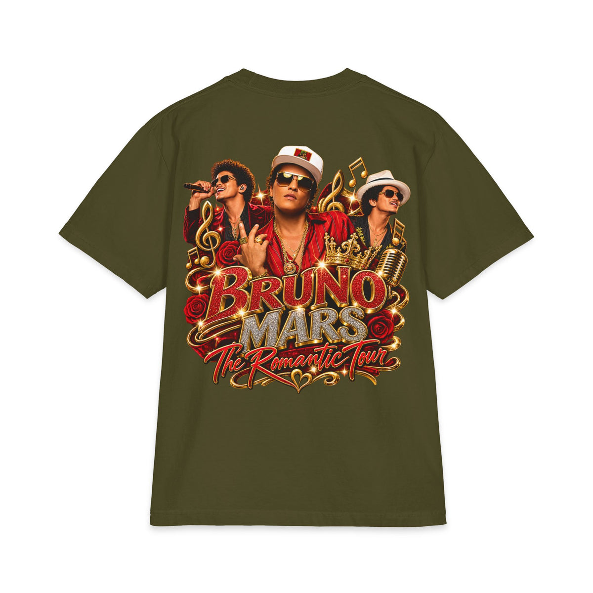 Bruno Mars Romantic Tour T-Shirt | Concert Band Tee