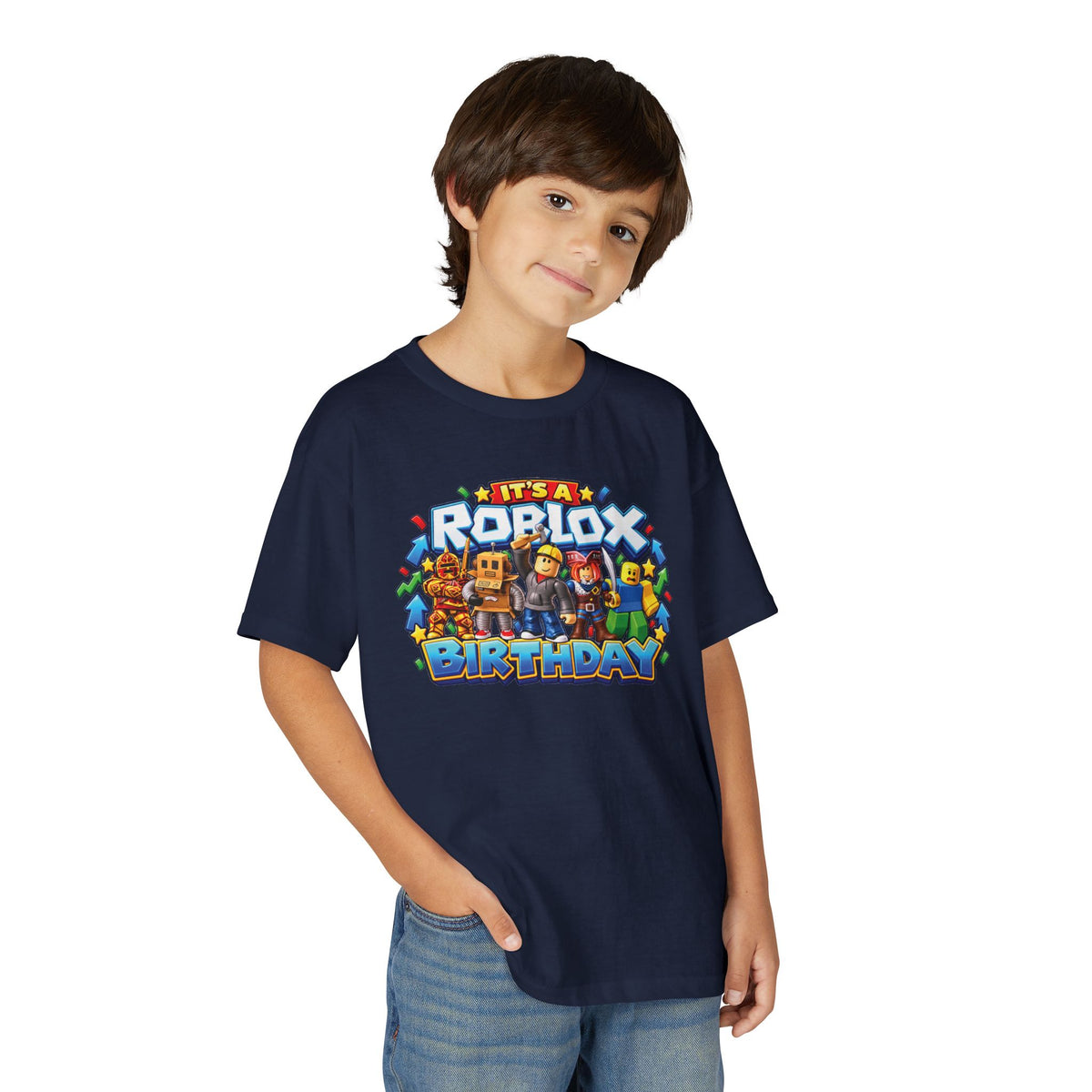 Roblox Birthday Leveling Up to 6 Youth T-Shirt