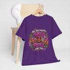 All The Pretty Girls Roll Like This T-Shirt | Pink Graffiti Cannabis Hands Design