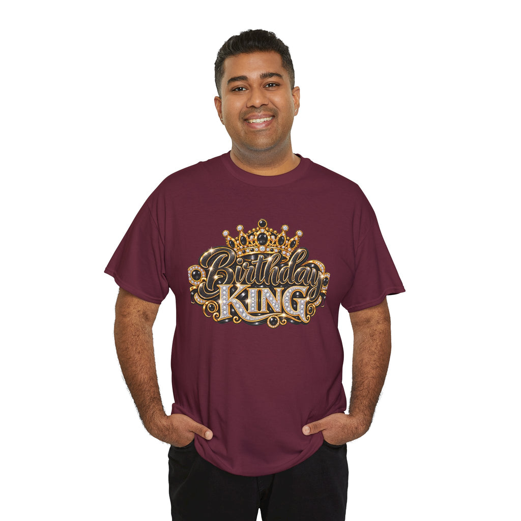Birthday King Crown Graphic T-Shirt