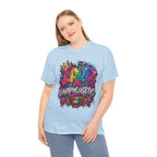 Loud & Unapologetic T-Shirt | Colorful Graffiti Typography, Bold Street Art Tee