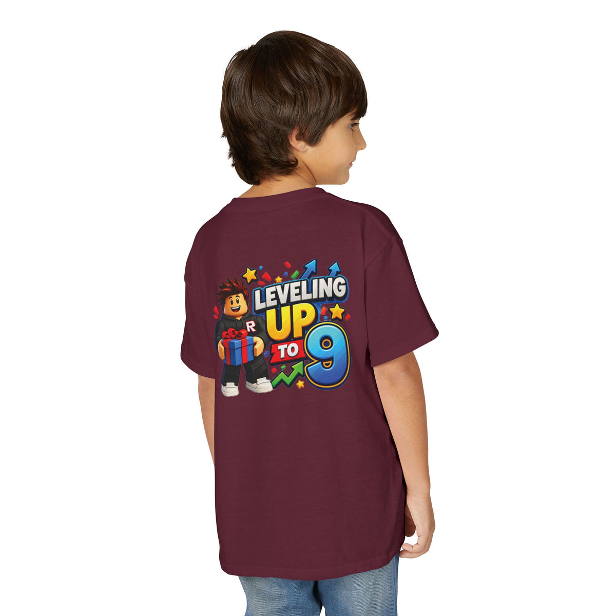 Roblox Birthday Leveling Up 9 Youth T-Shirt