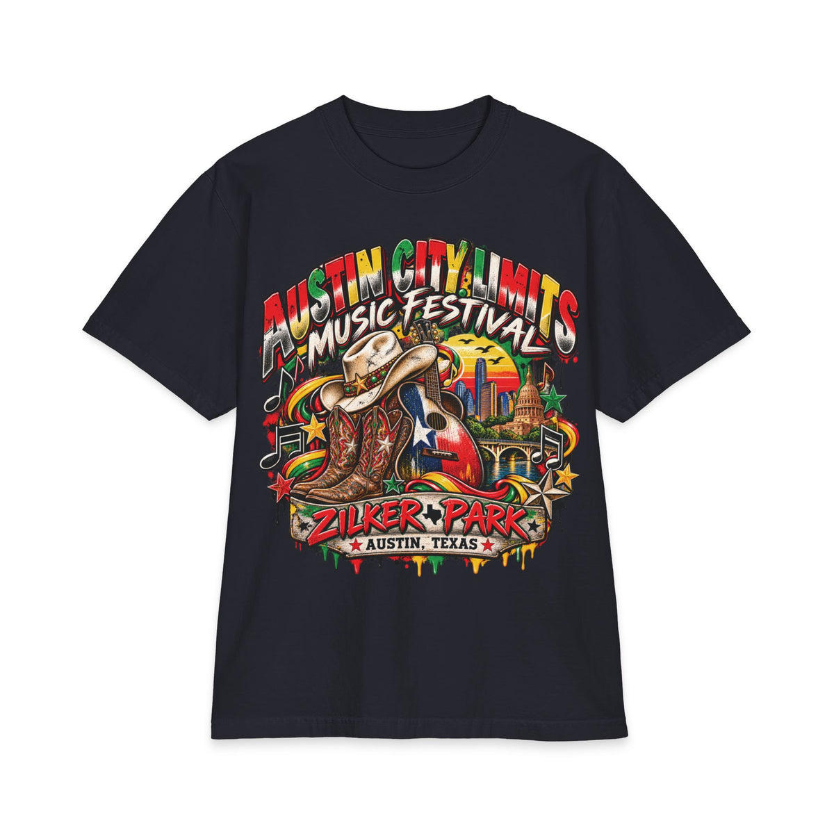 Austin City Limits Music Festival T-Shirt | ACL Zilker Park Lineup Tee