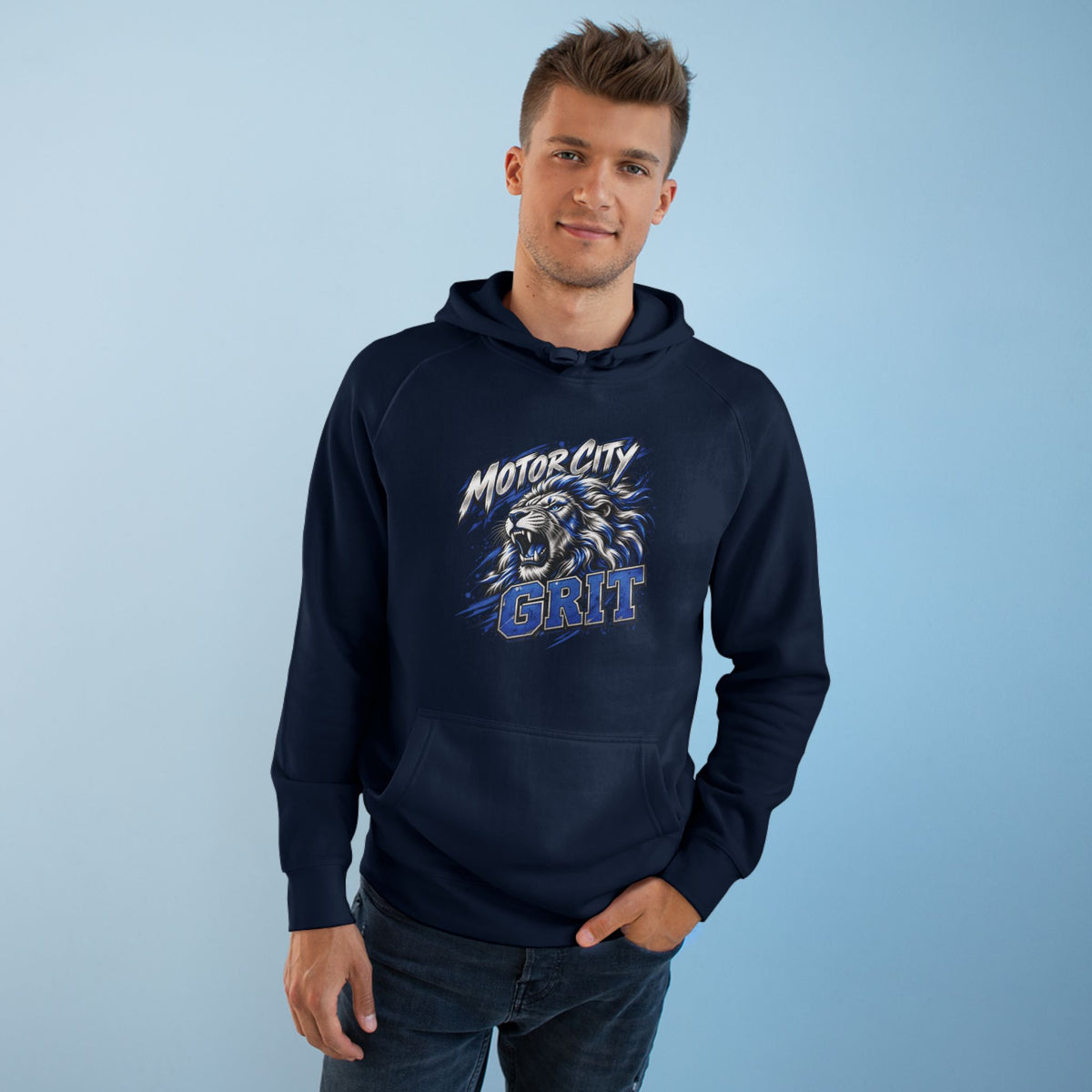Detroit Michigan Motor City Football Spirit Hoodie