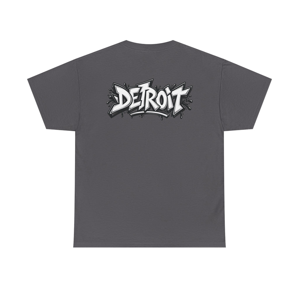 Detroit Lion Graffiti tee | Colorful Drip Lion Detroit Tee