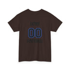Detroit Lion Rider T-Shirt | Football Team Graphic Tee, Blue Mascot