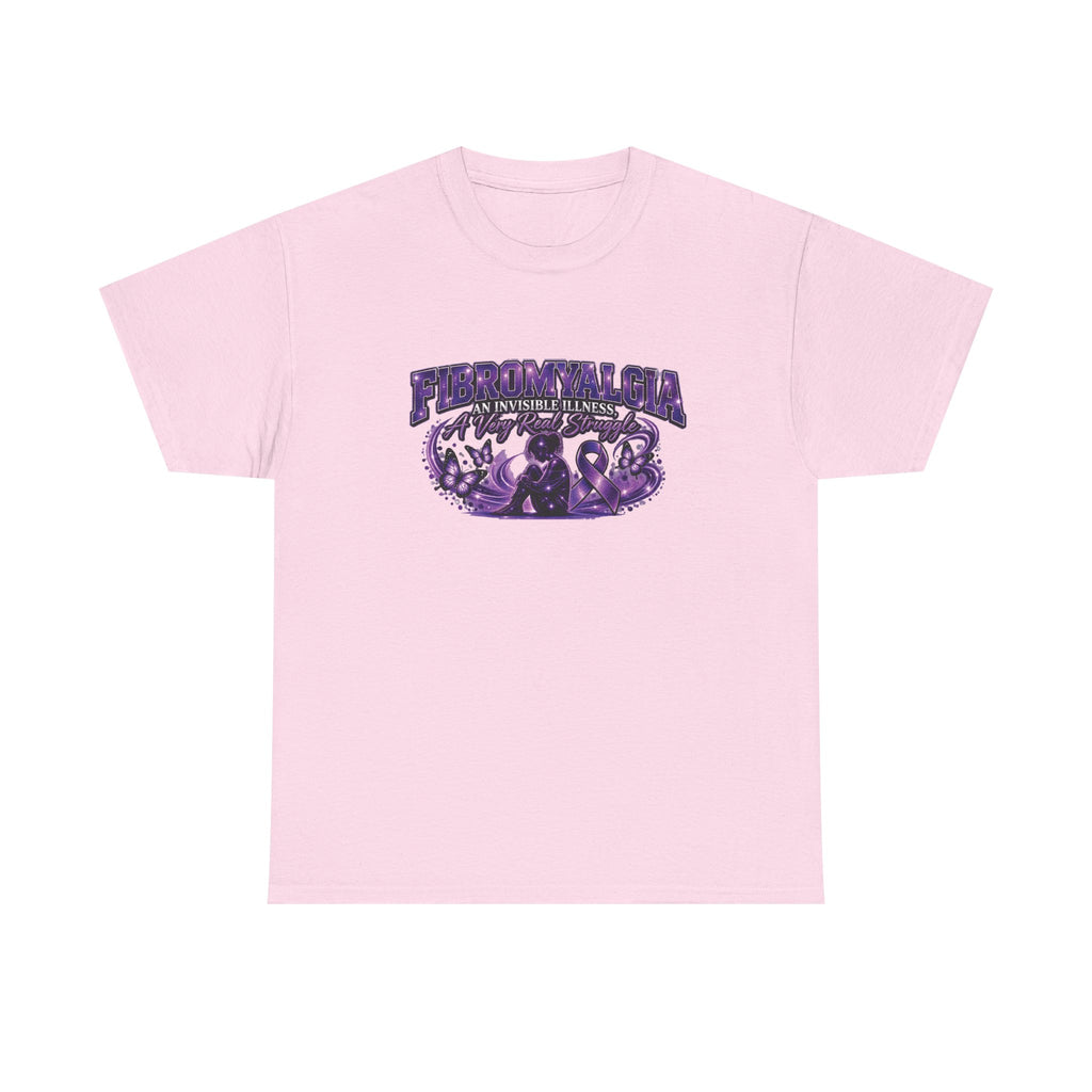Fibromyalgia Awareness purple ribbon tee | Chronic Illness Support