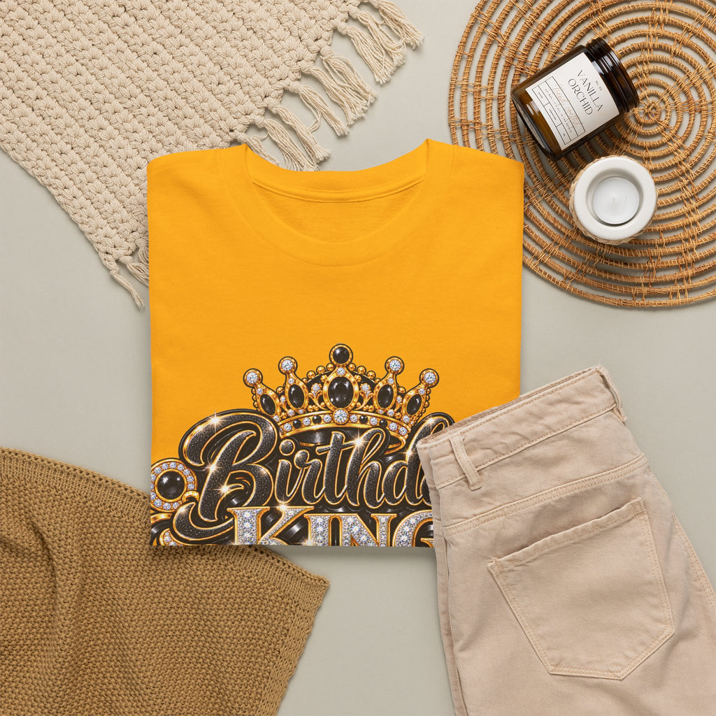 Birthday King Crown Graphic T-Shirt