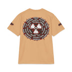 Don Toliver Alien Skull with Spiked Biohazard Wheel T-Shirt | Grunge Horror Tee