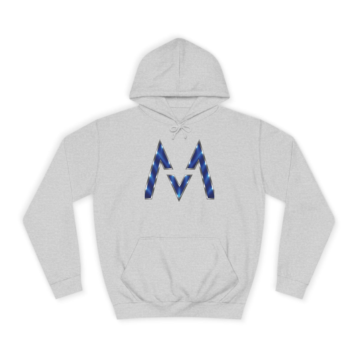 Blue M Chevron Logo Hoodie | Maroon 5 Band Photo Signature Back Hoodie