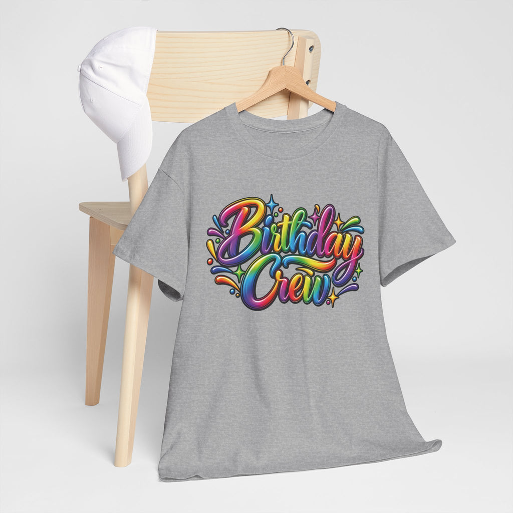 Birthday Crew Colorful Celebration T-Shirt