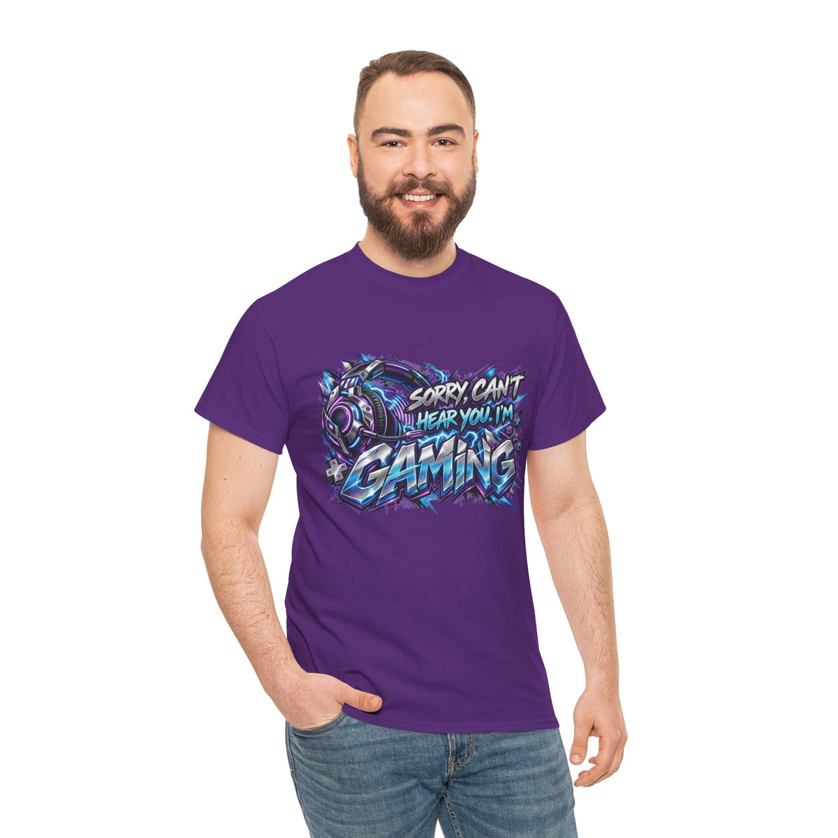 Gaming “Sorry, Can’t Hear You, I’m Gaming” Graphic T-Shirt