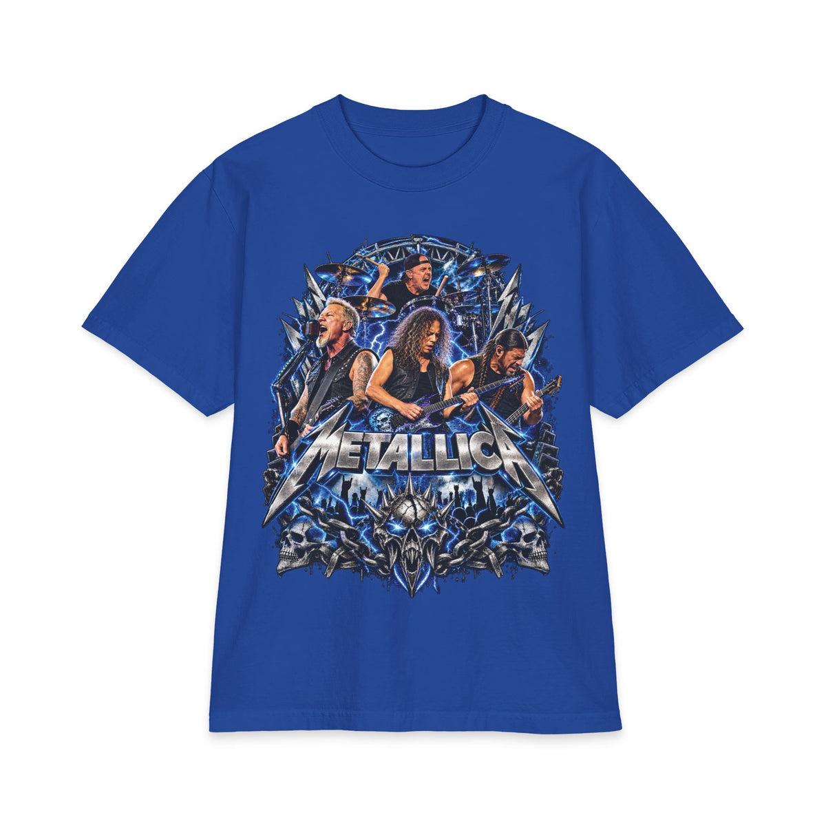 Metallica band montage T-Shirt | Rock band graphic tee