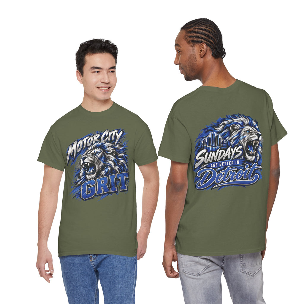 Detroit Motor City Grit & Sundays Are Better in Detroit T-Shirt