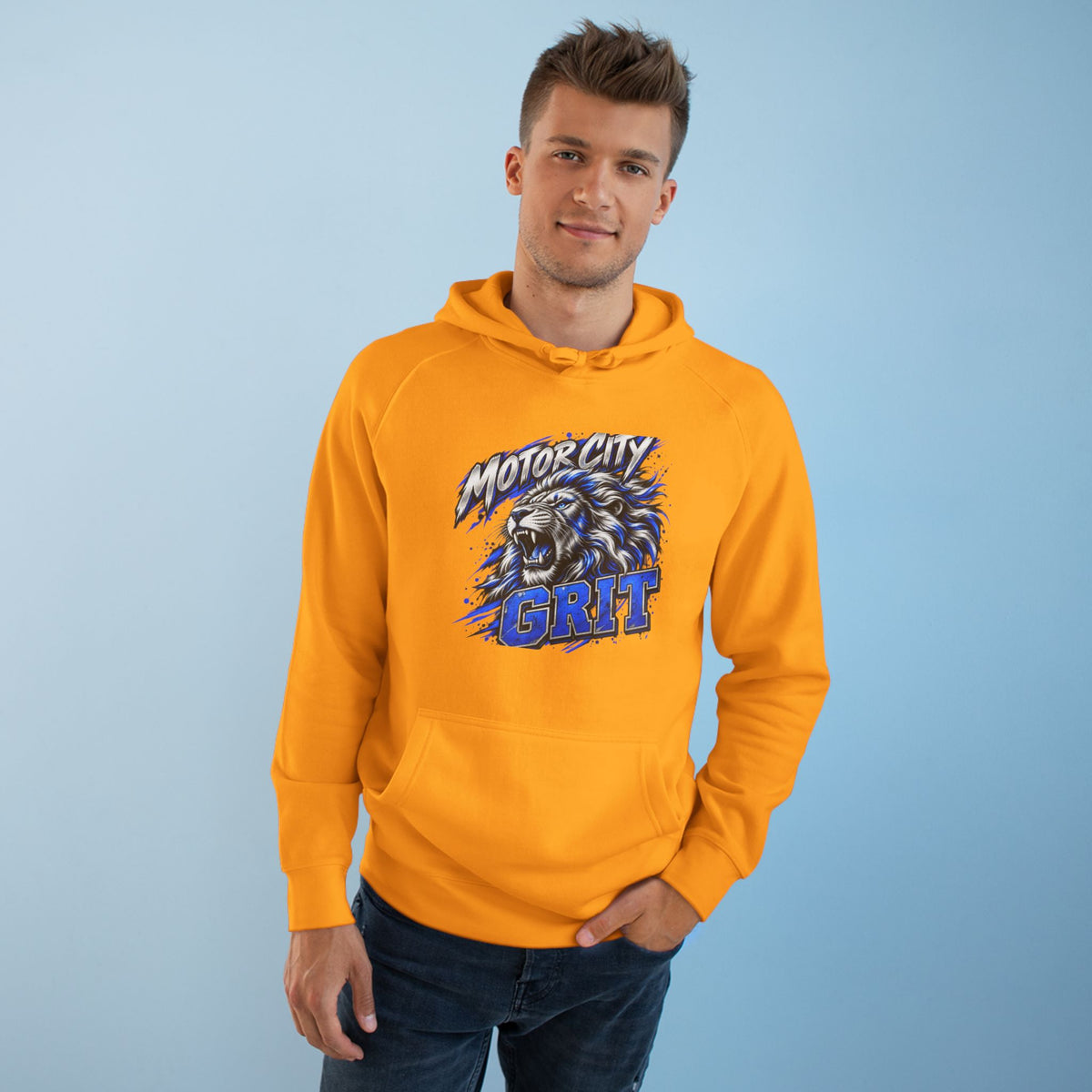 Detroit Motor City Grit & Sack That MF Football Hoodie
