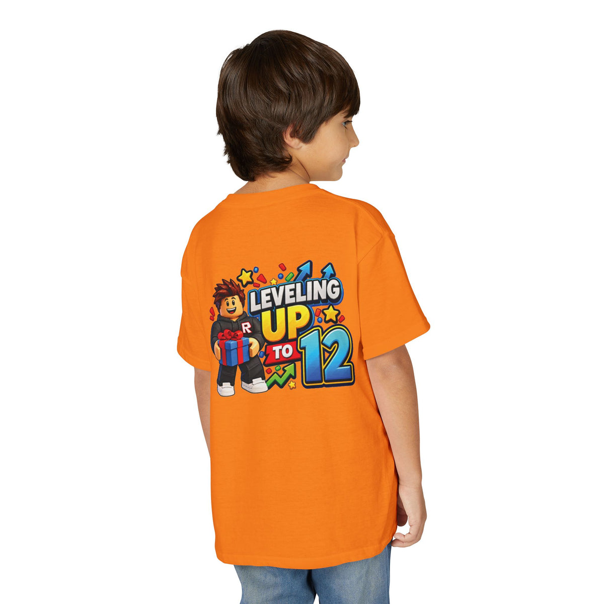 Youth Roblox Birthday T-Shirt – Leveling Up to 12