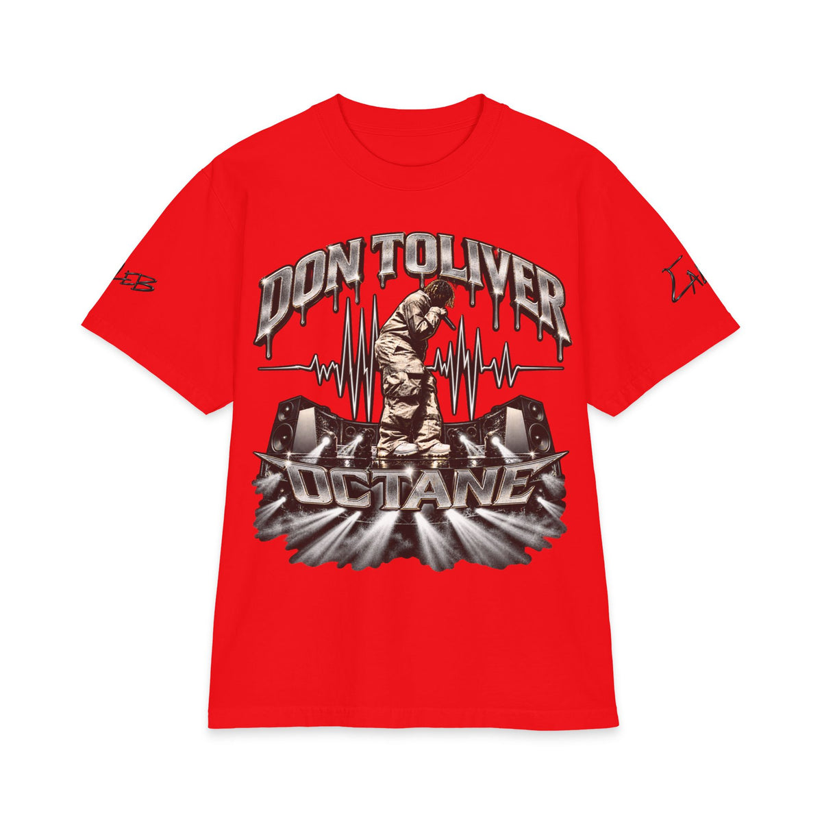 Don Toliver Octane Tour T-Shirt | Rapper Portrait, Sound System Graphics