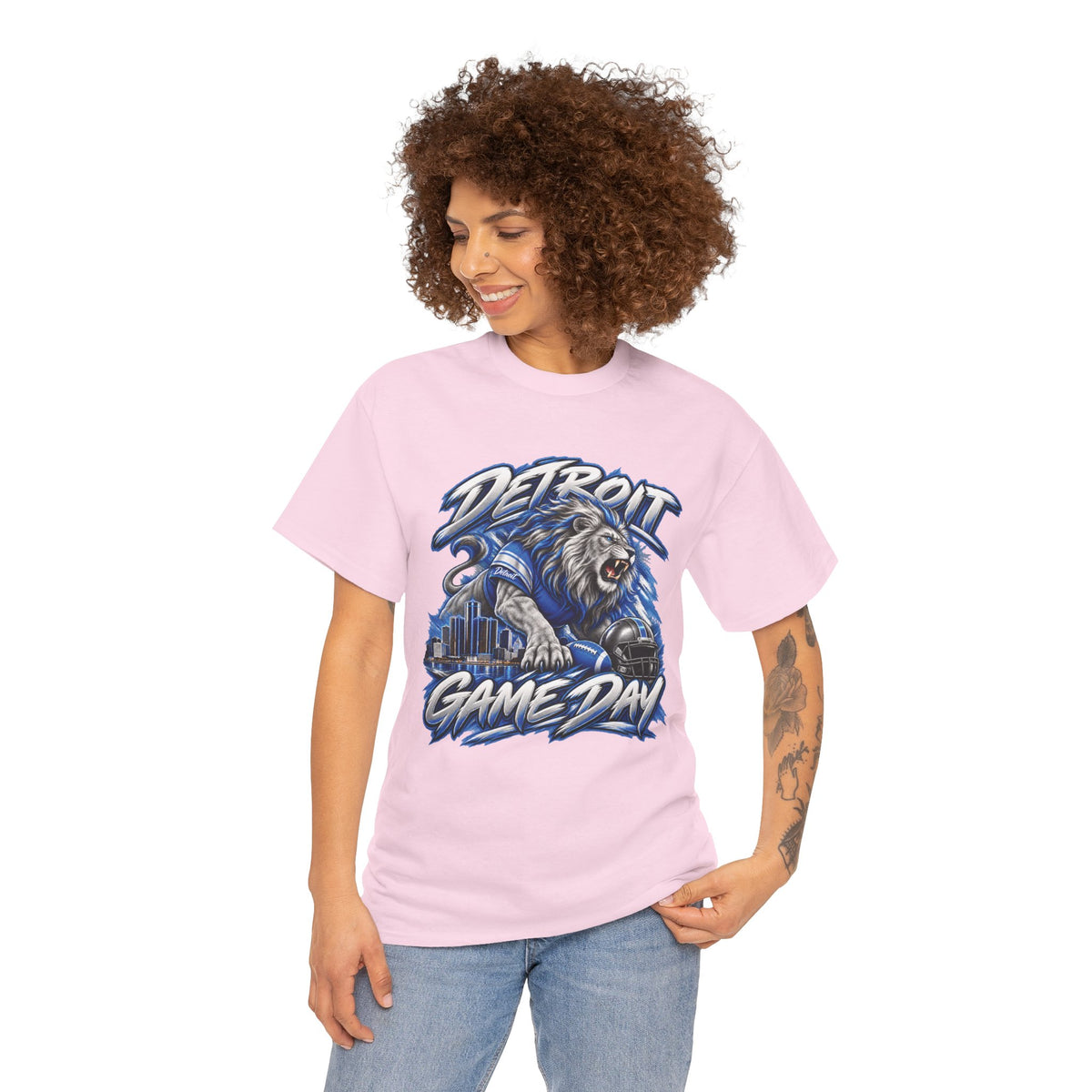 Detroit Game Day Lions Football T-Shirt