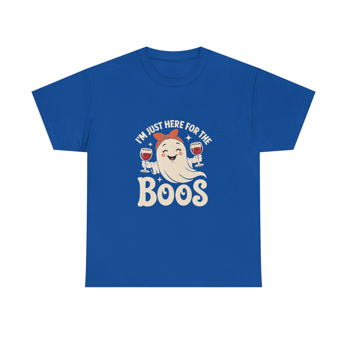Rosie Ghost with Wine Boos T-Shirt | Halloween Wine Lover Tee