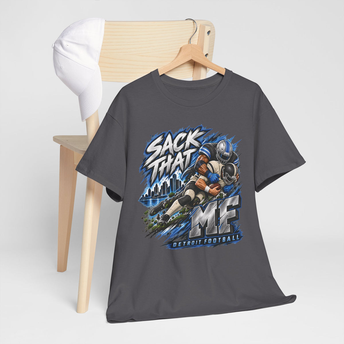 Sack That MF Lions football Graphic T-Shirt