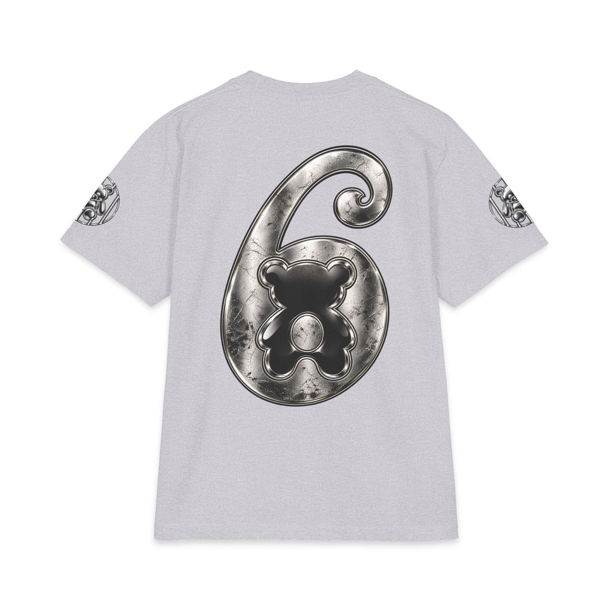 10 Years of 6lack Tour graphic T-Shirt | Number 6 back design