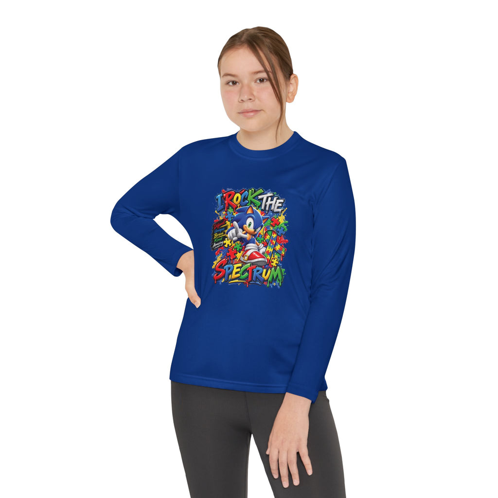Sonic The Hedgehog Retro Graffiti Youth Long Sleeve Tee